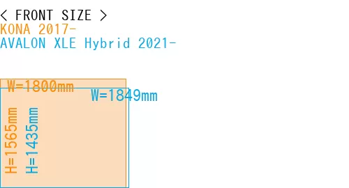 #KONA 2017- + AVALON XLE Hybrid 2021-